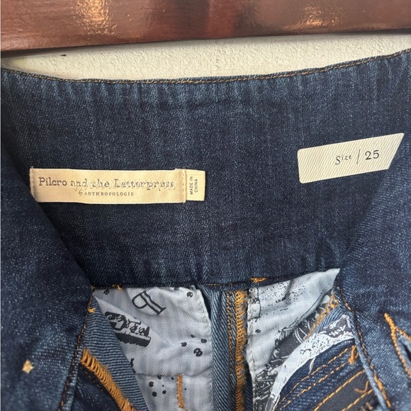 Anthropology Pilcro and the Letterpress Blue Jean Shorts with Paper Bag Waist - Picture 15 of 16